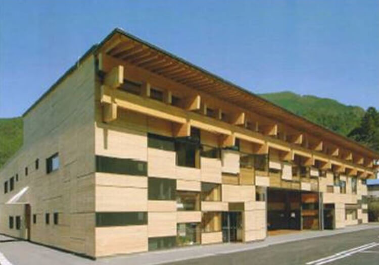 Yusuhara town general government building using FSC materials